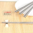 【AXIS 艾克思】316不鏽鋼方形止滑筷_10雙組(醫療級材質)