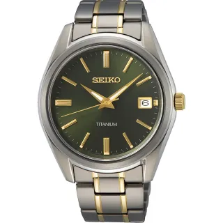 【SEIKO 精工】CS 鈦金屬簡約手錶-40mm 新年禮物(SUR377P1/6N52-00B0G)