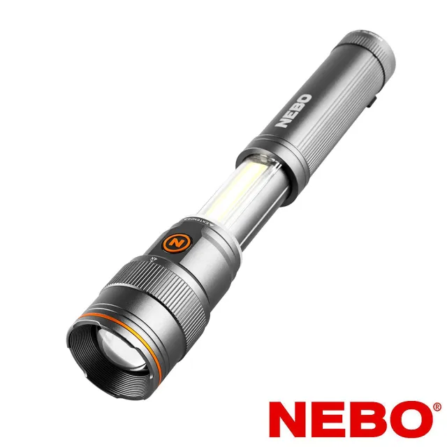 【NEBO】富蘭克林 滑行兩用手電筒-USB充電 500流明 IPX4(NEB-WLT-0025-G)