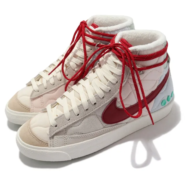 NIKE 耐吉】休閒鞋Blazer Mid 77 運動女鞋經典款中國風設計內裡毛茸穿