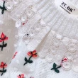 【BBHONEY】韓國設計 蕾絲拼接刺繡小花針織衫毛衣(網美必備款)