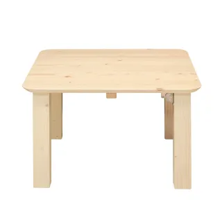 【JP Kagu】台灣製日式雲杉木製正方形和室桌60x60cm(茶几/矮桌/折疊桌)
