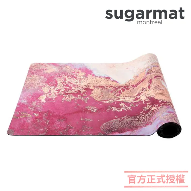 【加拿大Sugarmat】麂皮絨天然橡膠瑜珈墊 3.0mm 追夢者 Dream Catcher(粉色)