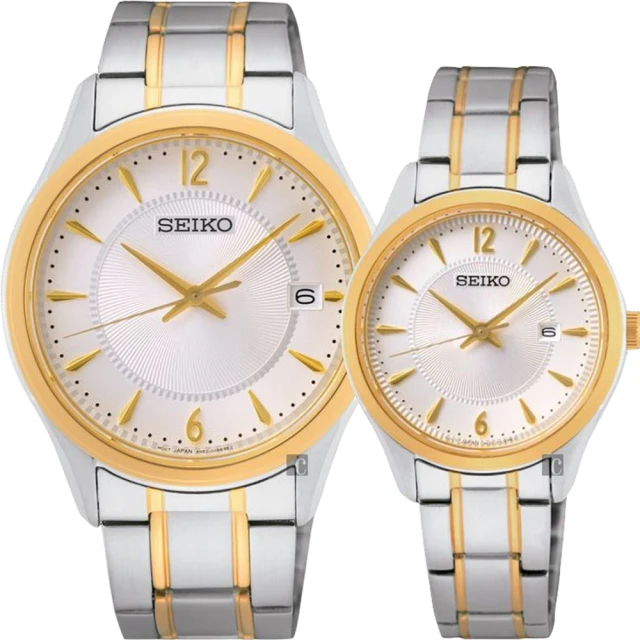 SEIKO 精工 CS 城市情侶手錶 對錶 好禮2選1 雙11 優惠(SUR468P1+SUR474P1)