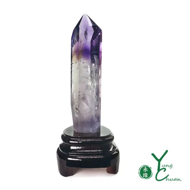 【YC 寶石】天然紫骨幹水晶柱_D356