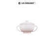 【Le Creuset】瓷器雪藏時光系列雙耳湯碗200ml(貝殼粉)