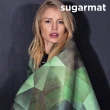 【加拿大Sugarmat】麂皮絨天然橡膠加寬瑜珈墊 3.0mm(幾何迷彩 Camo Geometrics)