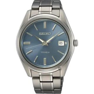 【SEIKO 精工】CS 鈦金屬簡約手錶-40mm(SUR371P1/6N52-00B0B)