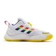 【adidas 愛迪達】籃球鞋 Exhibit A 愛迪達 運動 男鞋 丹佛金塊隊配色 避震 包覆 支撐 球鞋 白 黃(H69017)