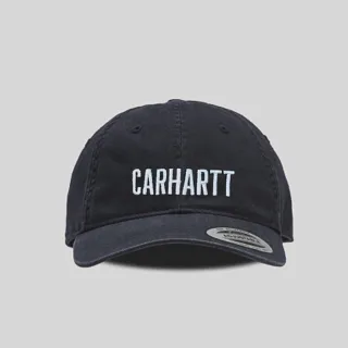 【carhartt】電繡字水洗棒球帽 復古老帽 卡車司機帽 西岸滑板(工裝情侶款)
