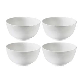 【CorelleBrands 康寧餐具】純白中式飯碗4件組(D32)