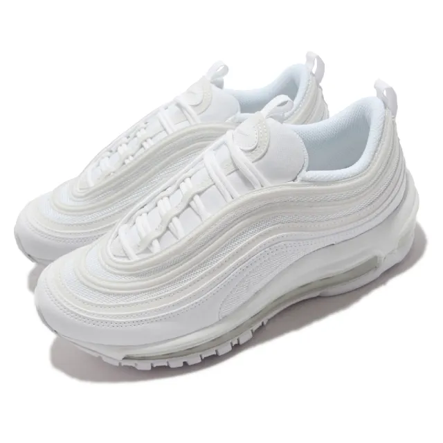 【NIKE 耐吉】休閒鞋 Air Max 97 運動 女鞋 經典款 反光 氣墊 避震 球鞋 穿搭 全白(DH8016-100)