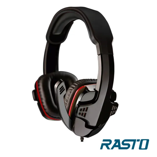 【RASTO】RS35 頭戴耳機麥克風(電競/贈轉接線/伸縮頭帶/視訊會議)