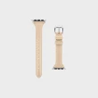 【Aholic】Apple Watch 皮革錶帶 38/40mm - 杏色