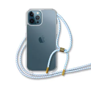 【o-one】Apple iPhone 12 Pro Max 6.7吋 軍功II防摔斜背式掛繩手機殼