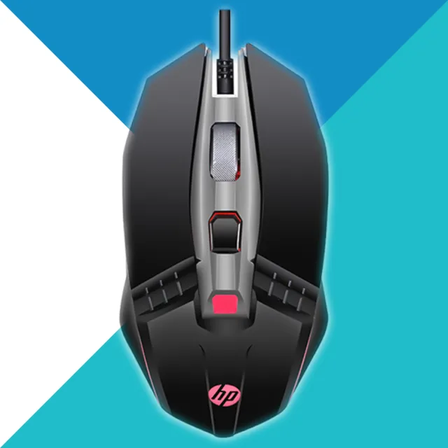 【HP 惠普】有線電競滑鼠  M270 黑(炫彩滑鼠 電競滑鼠 有線滑鼠 USB滑鼠)