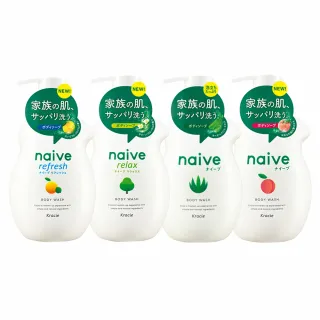 【台隆手創館】日本娜艾菩沐浴乳530mL(清新海泥/舒壓綠意/水潤蘆薈/保濕桃葉)