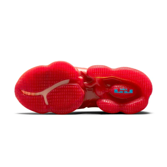 【NIKE 耐吉】LeBron 19 男鞋 橘紅色 氣墊 避震 運動 籃球鞋 DC9342-800