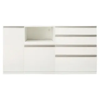 【NITORI 宜得利家居】◎組合式廚房櫃台 餐邊櫃 LIGARE 180公分 白色(組合式櫥櫃 LIGARE)