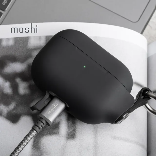 【moshi】AirPods 3代 Pebbo 藍牙耳機充電盒保護套(3代專用)