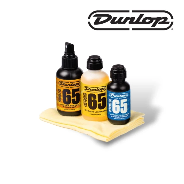 【Dunlop】樂器保養組 清潔防護一組搞定／原廠公司貨 品質保證 JDGO-6504(吉他保養 貝斯保養 樂器保養)