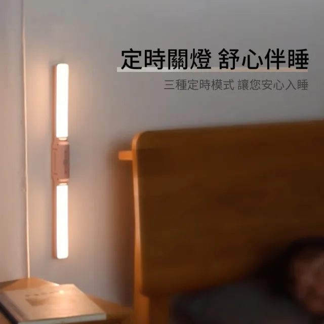 【OMG】雙燈管旋轉多功能壁燈 三色溫LED檯燈 閱讀燈 小夜燈(USB充電款2000mAh)