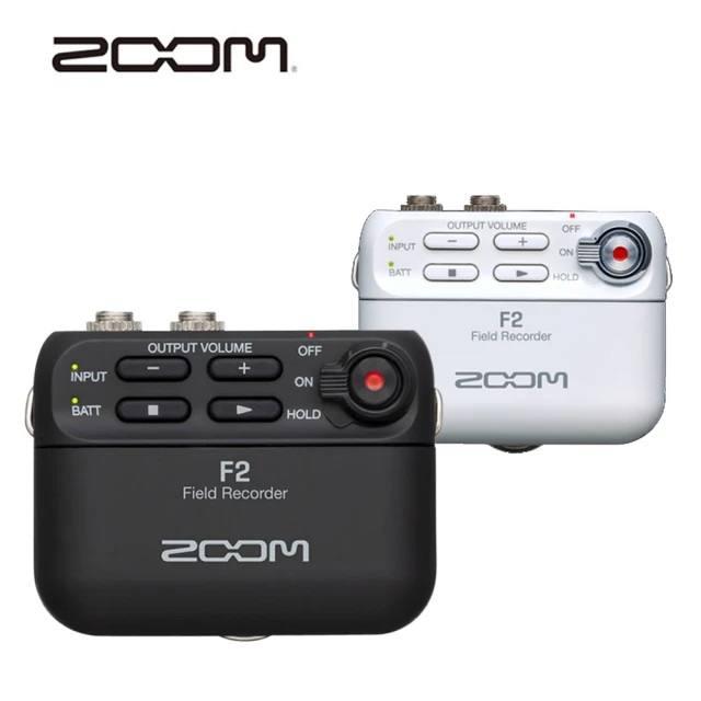 【ZOOM】F2 微型錄音機+領夾麥克風組(正成公司貨)