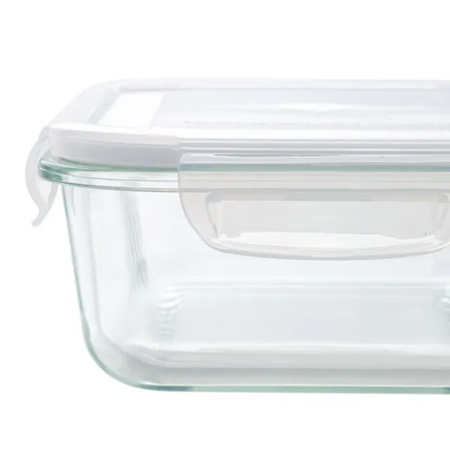【NITORI 宜得利家居】耐熱玻璃保存容器 1040ml 長方形(玻璃保存容器)