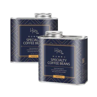 【Hiles】耶加雪菲極品咖啡豆-淺中烘焙(272gx2罐)