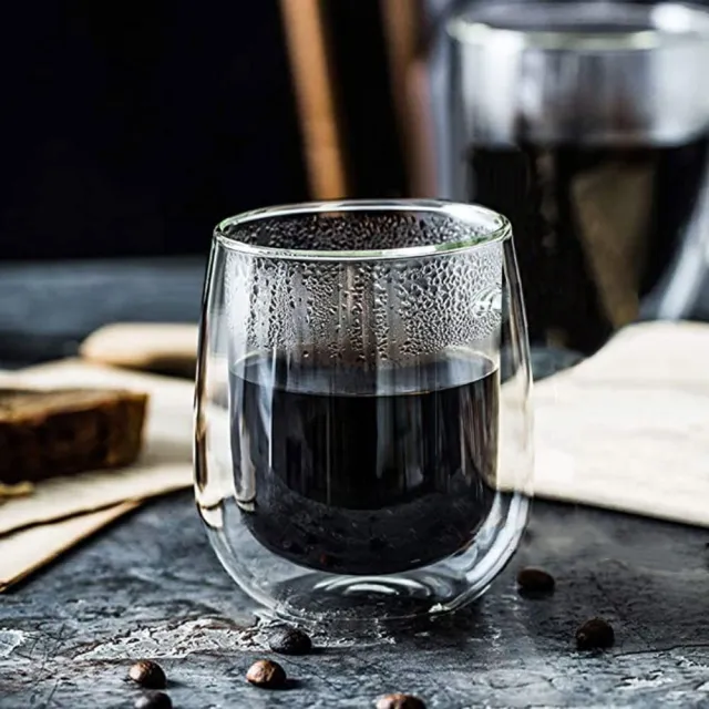 【Krone 皇雀咖啡】精選雙層玻璃杯＋阿拉比卡濾掛咖啡24入(時尚超值禮盒組)