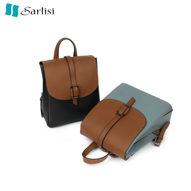 【Sarlisi】雙肩包女新款大容量真皮女包時尚百搭背包小眾設計女士包