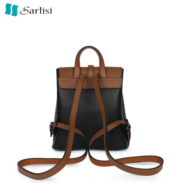 【Sarlisi】雙肩包女新款大容量真皮女包時尚百搭背包小眾設計女士包