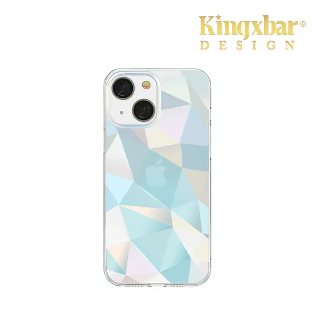 【Kingxbar】iPhone 13 手機殼 i13 6.1吋 保護殼 鐳射電鍍保護套(流光系列-菱格紋)