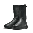 【Softinos】女靴 EZRA 溫暖內刷毛拼接中高筒靴(82153 黑/灰)