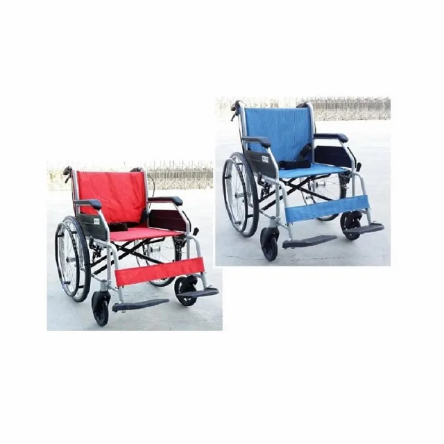 【海夫健康生活館】恆伸 機械式輪椅 未滅菌 鋁合金升級版輪椅 單層不折款 輪椅-B款(ER-0217-1)
