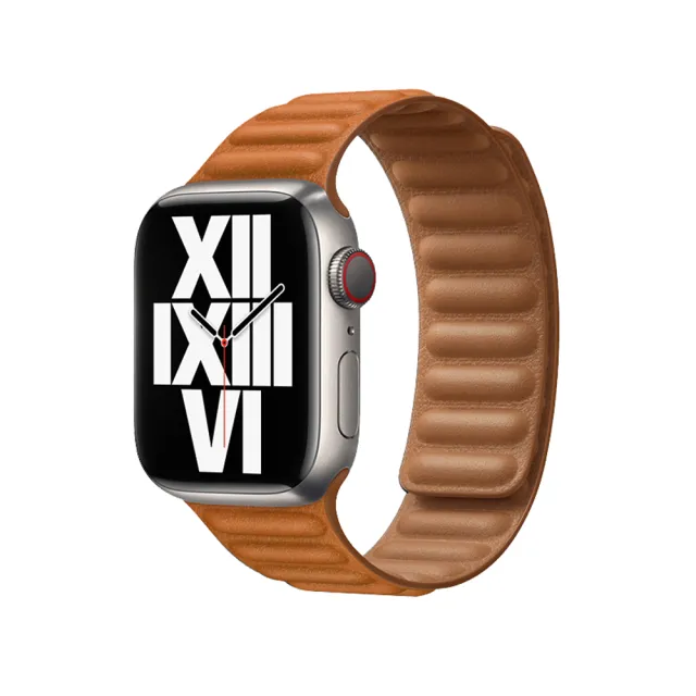 【ANTIAN】官方同款 Apple Watch Ultra 2 Series 9/8/7/6/5/4 真皮皮革錶帶 iWatch時尚舒適替換腕帶