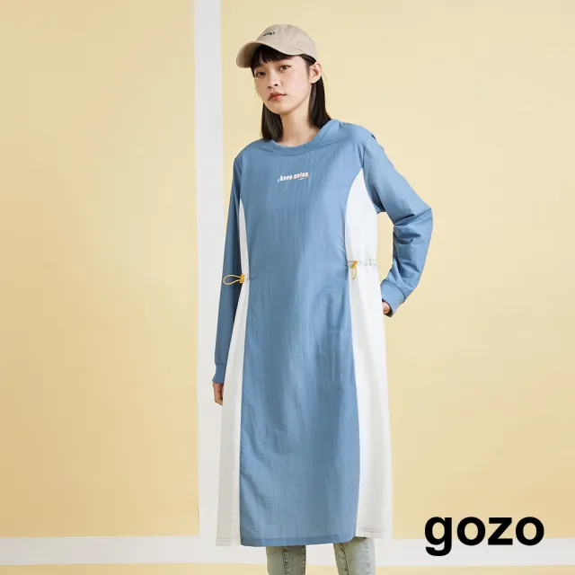 【gozo】keep going抽繩洋裝(兩色)