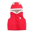 【奇哥官方旗艦】Chic a Bon 親愛夥伴鋪棉背心造型帽外套-紅(1-5歲)
