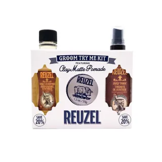【REUZEL】白豬強力黏土級水性髮泥精選限定禮盒