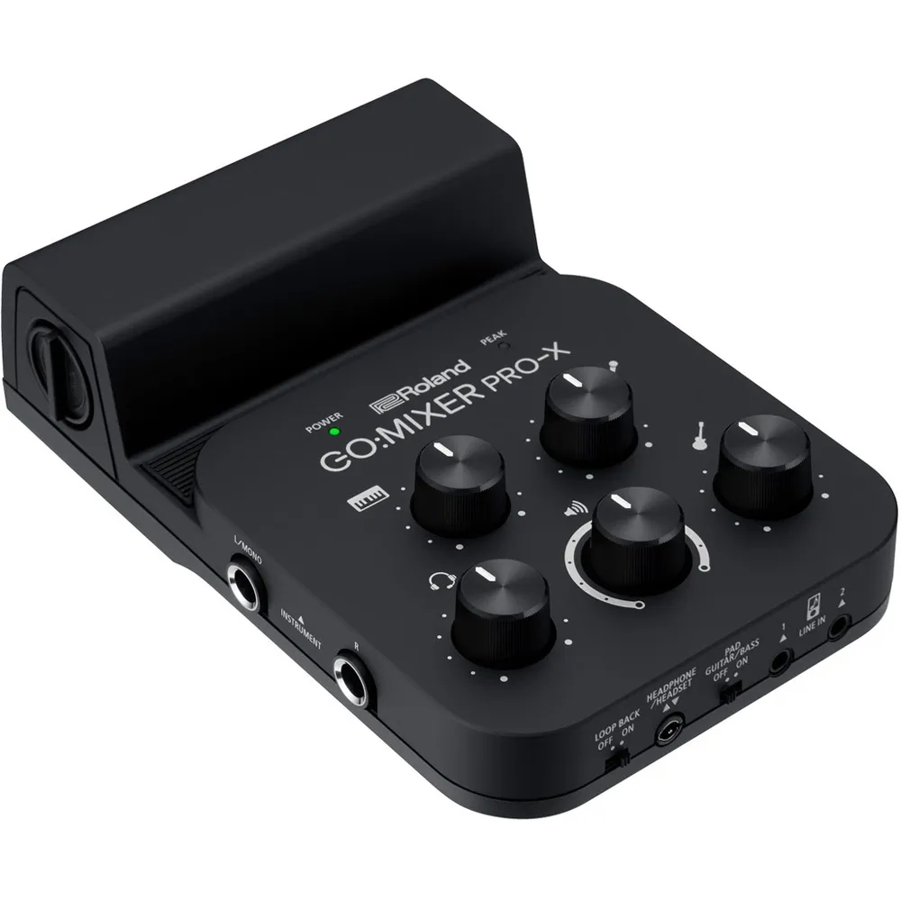 【ROLAND 樂蘭】GO:MIXER PRO-X 手機混音器 直播 掌上型混音座 podcast 附導線