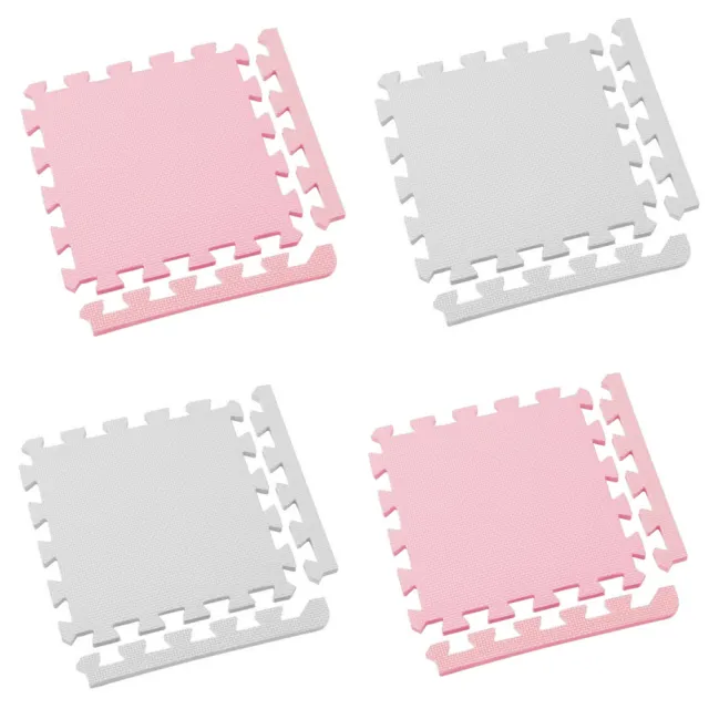 【新生活家】2cm厚防護巧拼地墊-莫蘭迪五色任選32x32x2cm(80片)