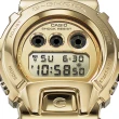 【CASIO 卡西歐】G-SHOCK 金屬錶圈 透明手錶(金色_GM-6900SG-9)
