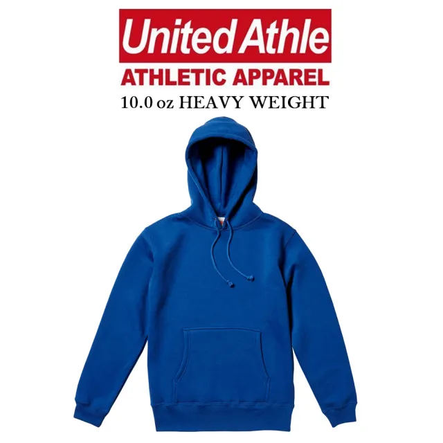 【United Athle】日系加厚素色連帽T 保暖磨毛長袖上衣(男女可穿 秋冬防寒)