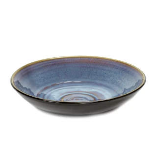 【SERAX】INKU/服務圓盤/D32cm/深藍(比利時米其林餐瓷家飾)