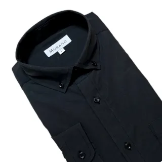 【MURANO】紳士風修身長袖襯衫-二色M-3XL(台灣製、現貨、長袖、紳士)