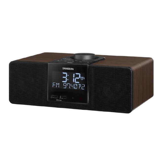 【SANGEAN 山進】WR-6 二波段 數位式時鐘收音機(藍牙喇叭)