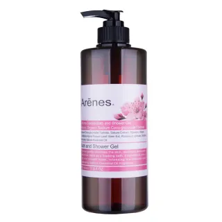 【Arenes 愛霓思】櫻花植萃潔淨沐浴乳 500ml(買一送一)