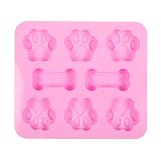 【通用模具】多功能食品級矽膠造型模具-8格(製冰盒 造型冰塊 冰塊模具 巧克力模 餅乾模具 肥皂模具)