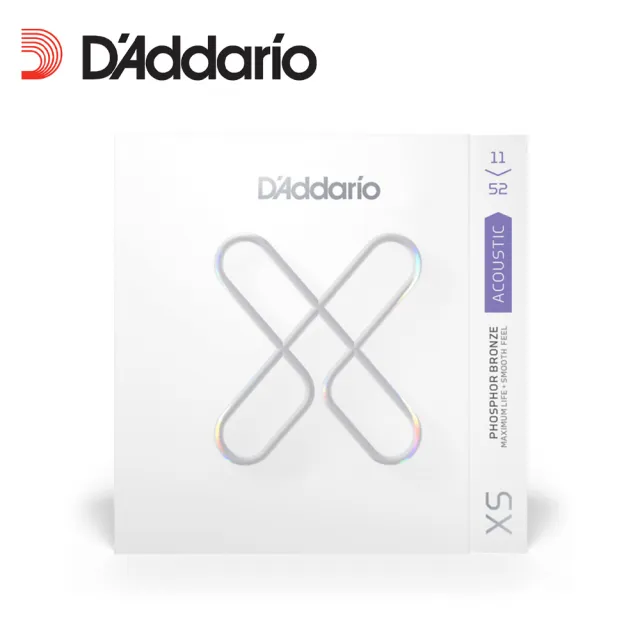 【D’Addario】XSAPB 11-52 磷青銅 超薄包覆 民謠吉他弦(原廠公司貨 商品保固有保障)