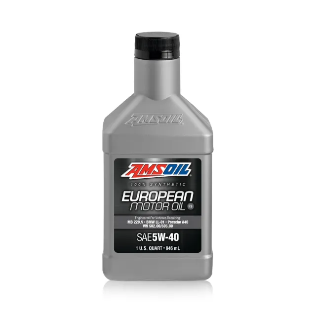 【AMSOIL 安索】5W-40 FS 歐規版全合成機油 946ml(整箱12入 / 總代理源豐行)